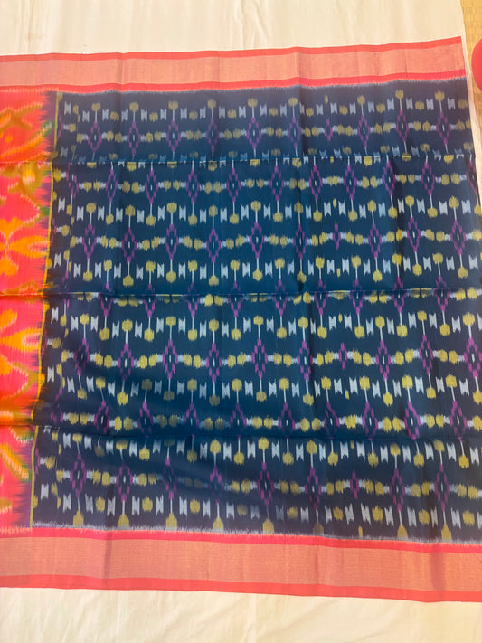 Abinayam handloom Pochampally softsilk saree - Pure silk saree