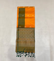 Paari yellow & green handloom softsilk saree - Pure silk saree