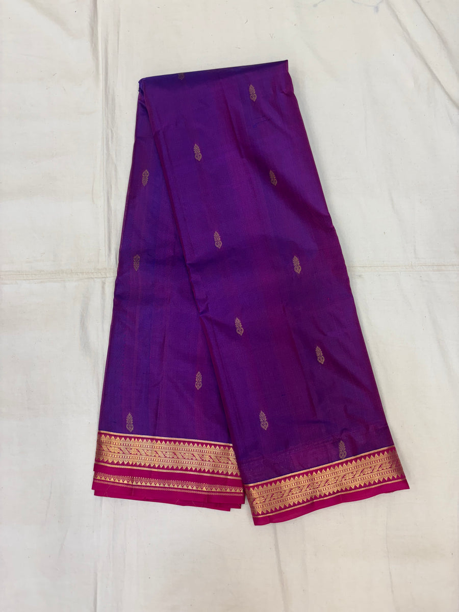 Niviya purple Kanchi silk saree