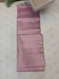 Baby pink tissue softsilk saree - Pure silk saree-AK1111