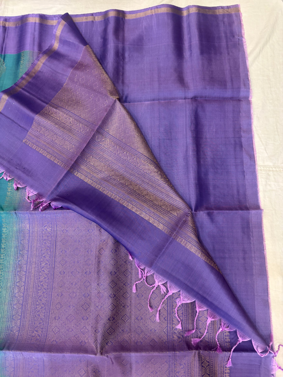 Tvesha handloom pure mix softsilk saree - BA103
