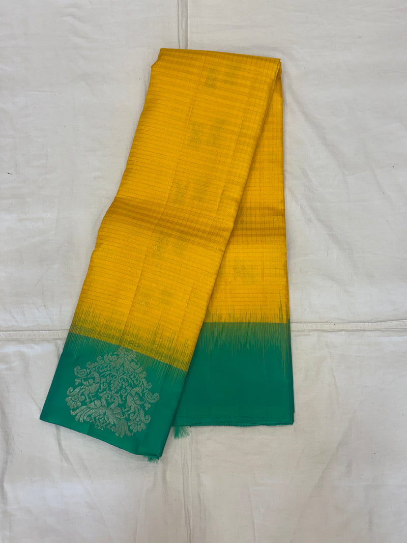 Sharvani handloom softsilk saree - Pure silk saree- GA105