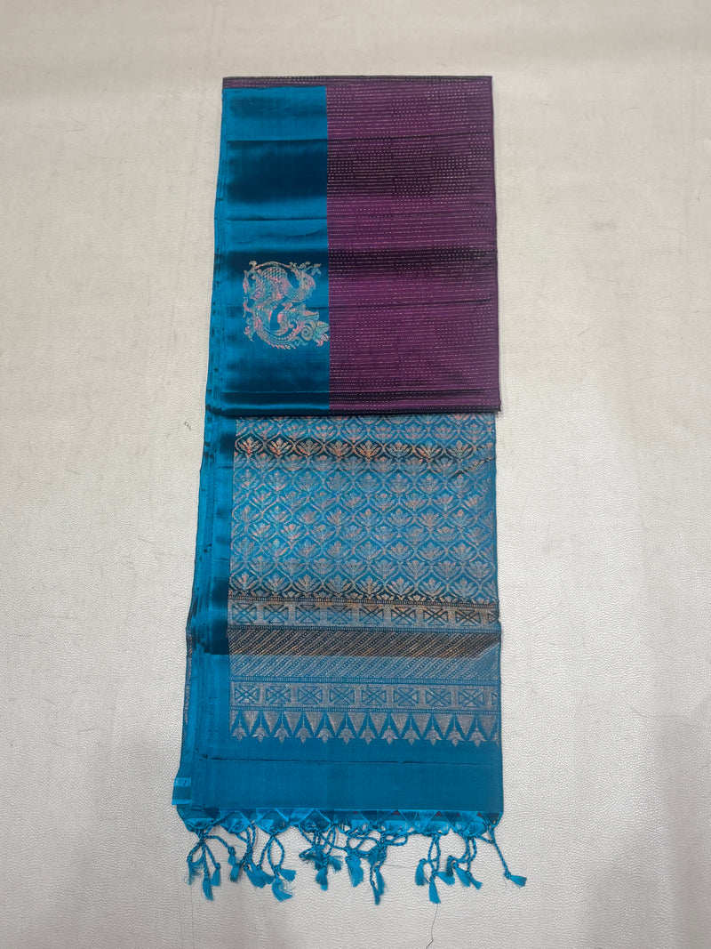 Vasundha vaira oosi handloom softsilk saree - Pure silk saree