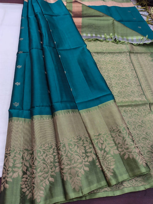 Neelashri handloom softsilk saree - Pure silk saree- AK1103