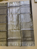 Yashvi grey tissue soft silk saree