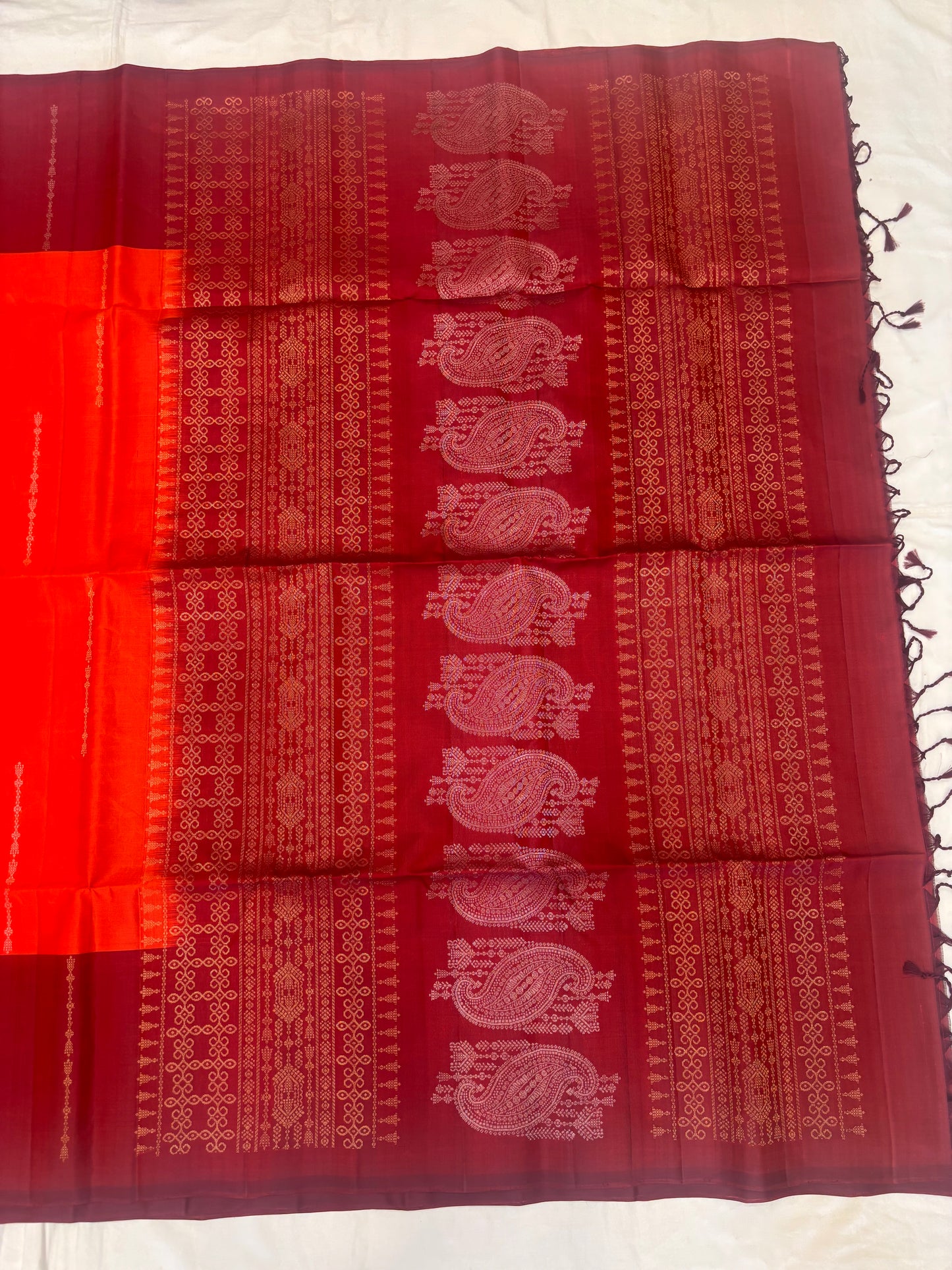 Vennilai handloom softsilk saree - Pure silk saree-AK1120