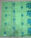 Ahana green semi silk cotton saree