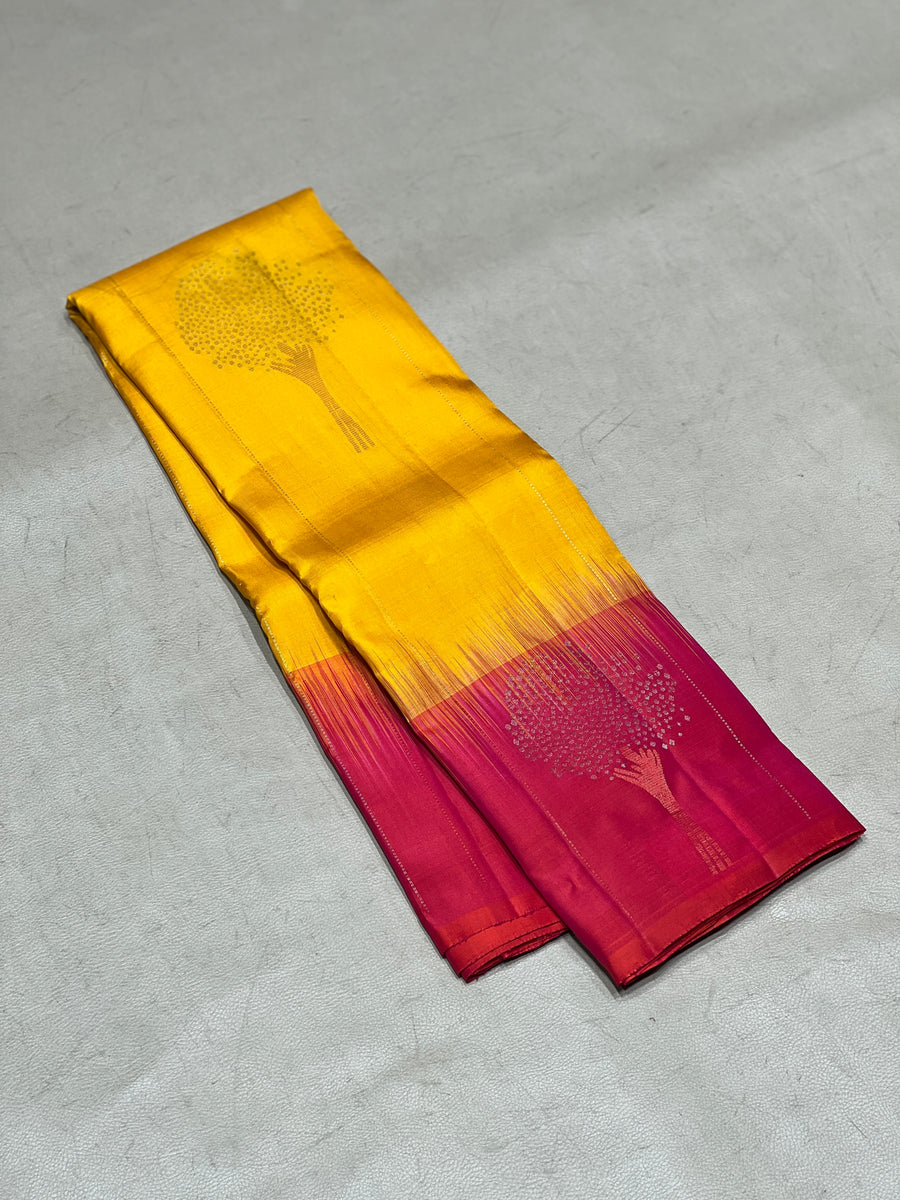 Charulata handloom softsilk saree - Pure silk saree-AV103