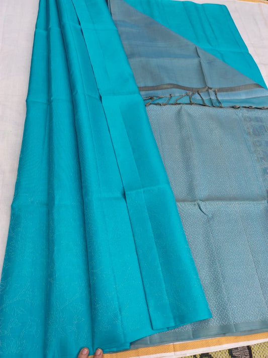 Mayavina handloom softsilk saree - Pure silk saree-AK1105