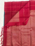 Pranavi green handloom softsilk saree - Pure silk saree