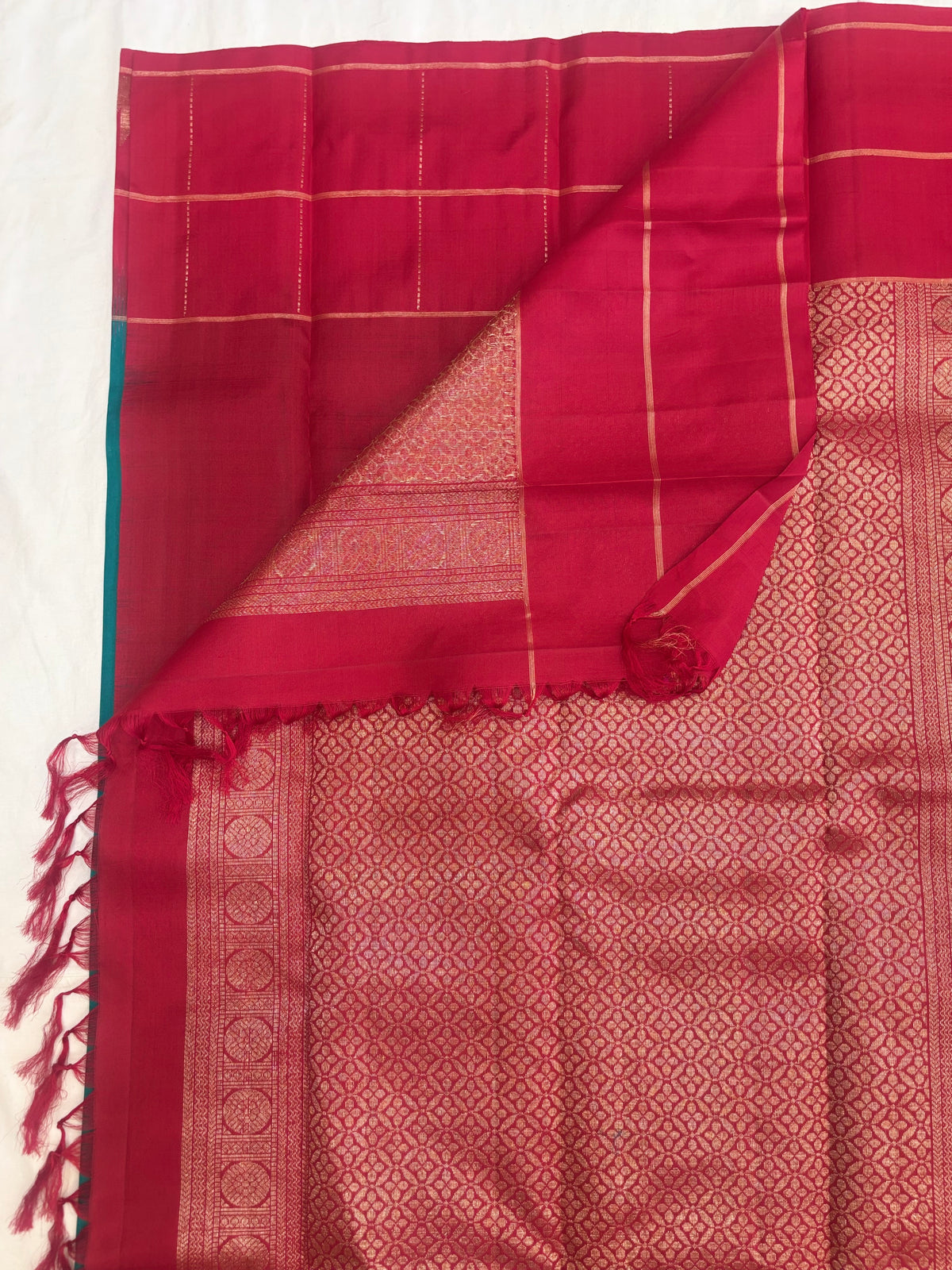 Pranavi green handloom softsilk saree - Pure silk saree