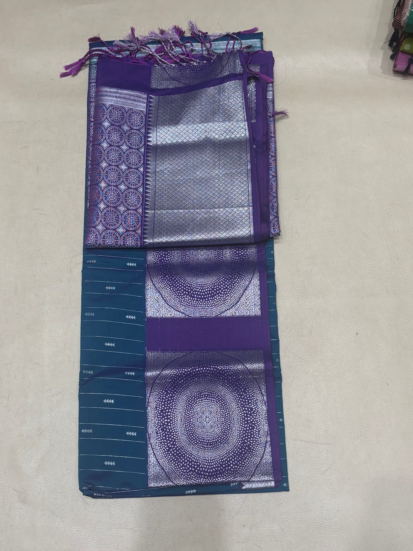 Nilam art silk saree