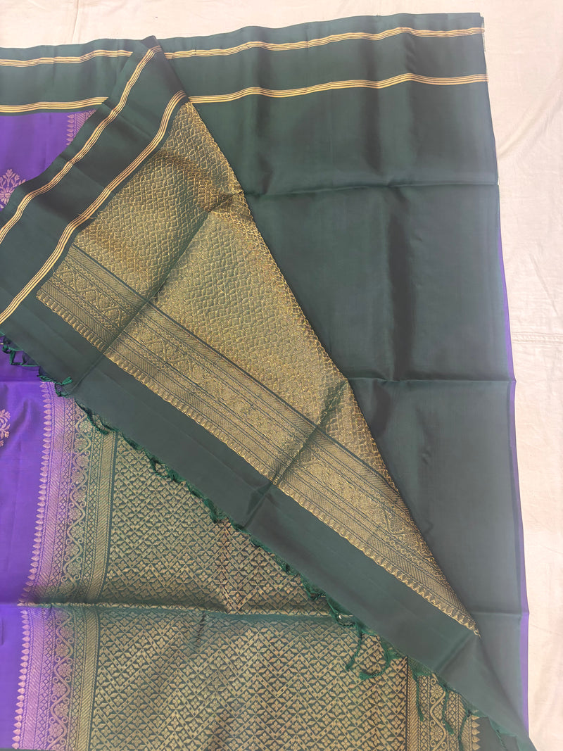 Saira handloom pure mix softsilk saree- BA103