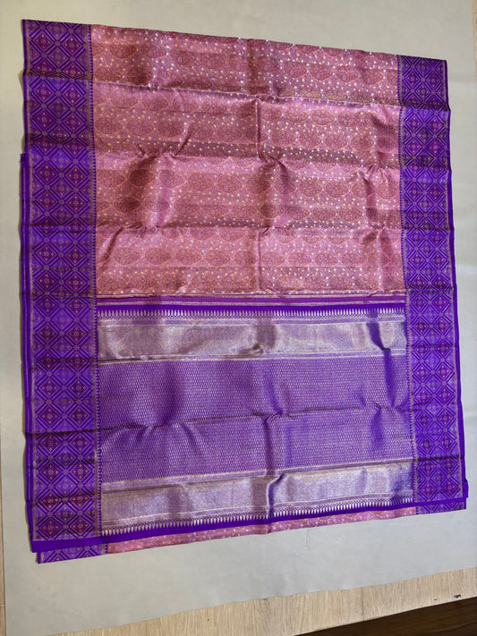 Arunam bridal Kanchipuram silk saree - Pure silk bridal saree