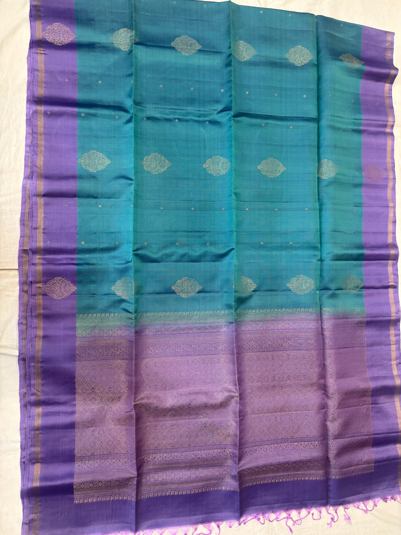 Tvesha handloom pure mix softsilk saree - BA103