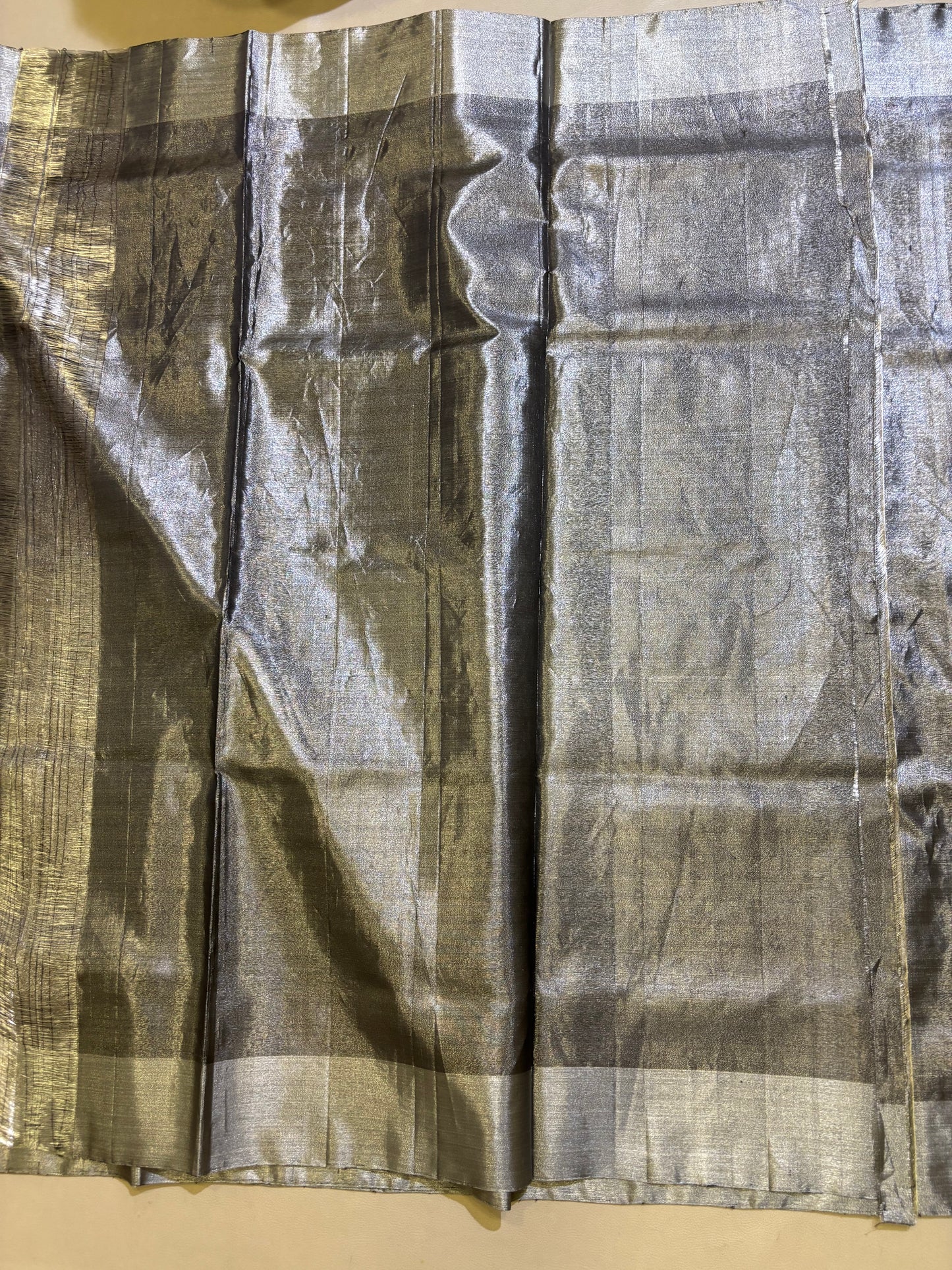 Yashvi grey tissue soft silk saree