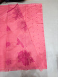 Ahana pink semi silk cotton saree