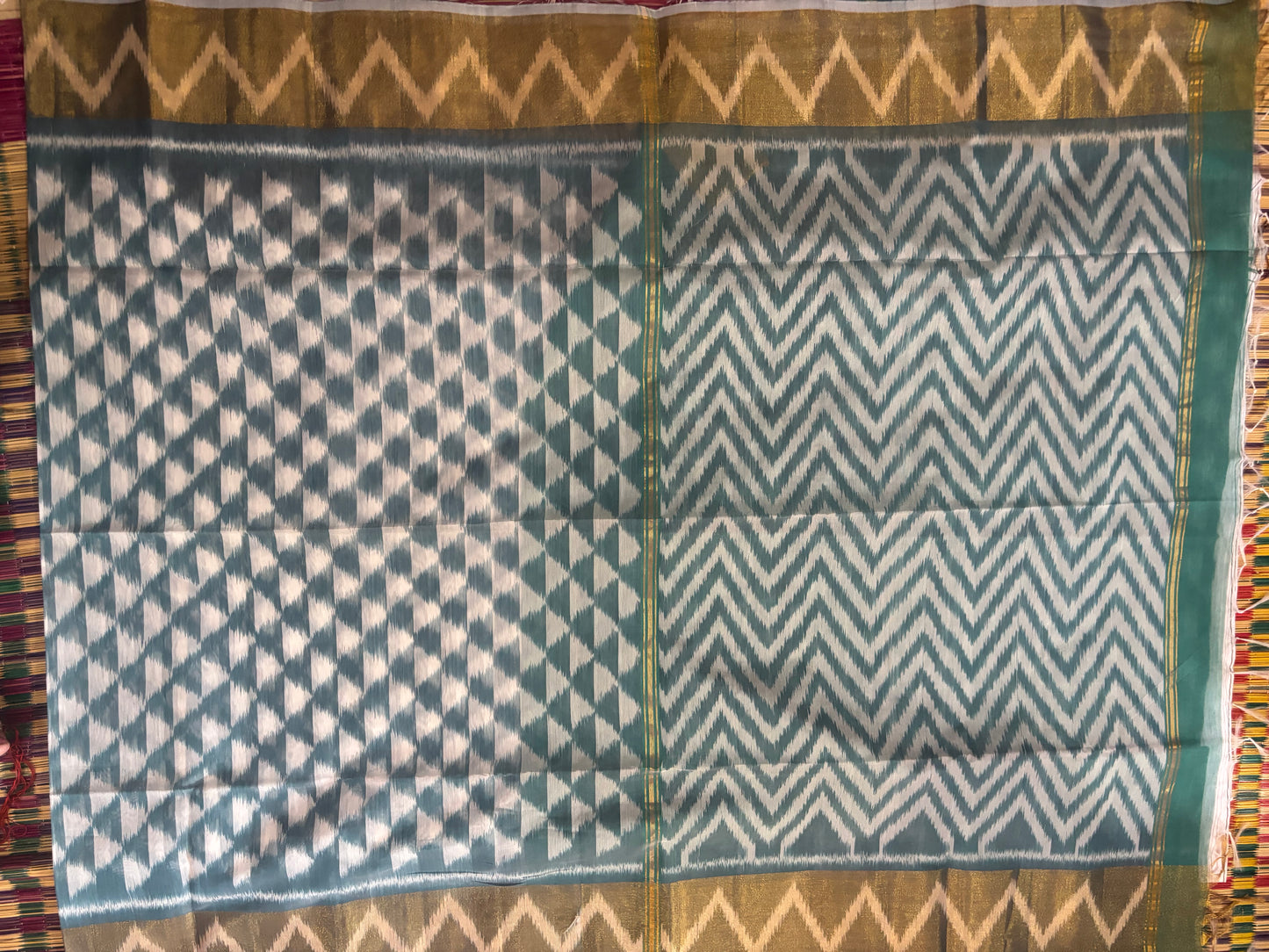 Vanaja blue handloom Kota cotton sarees
