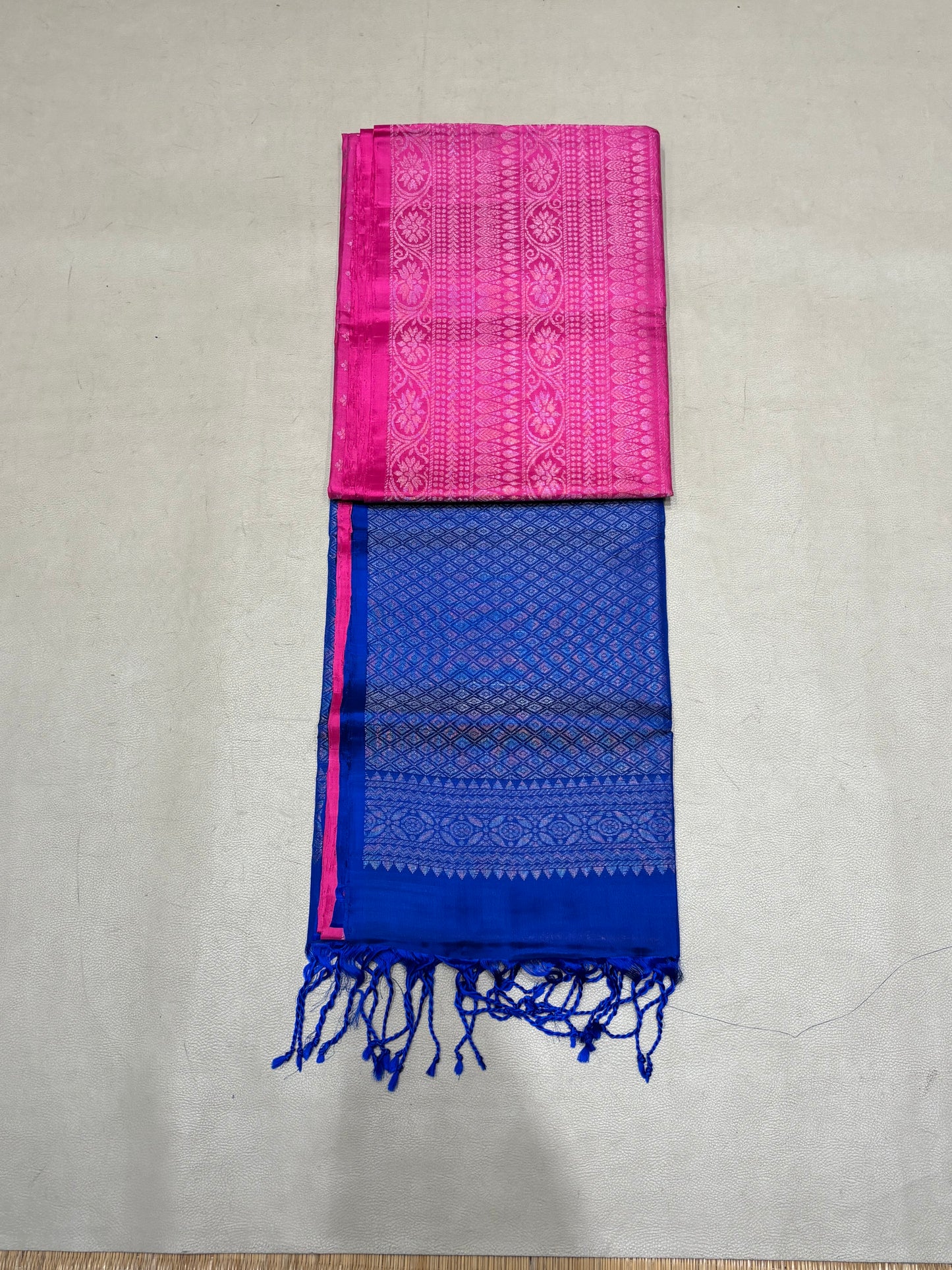 Vairam pink bridal brocade softsilk saree - Pure silk saree