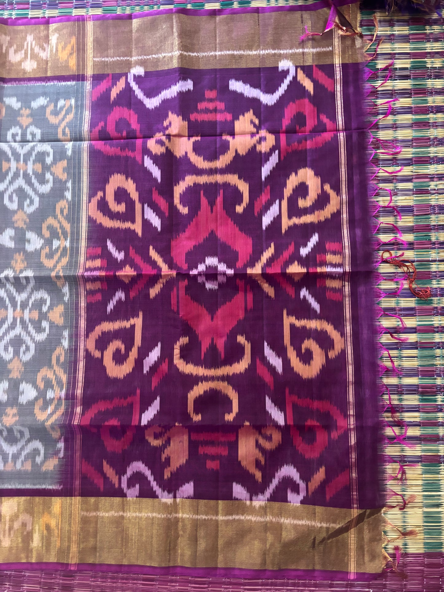Anicham handloom Kota cotton saree Pochampally design - Kota cotton