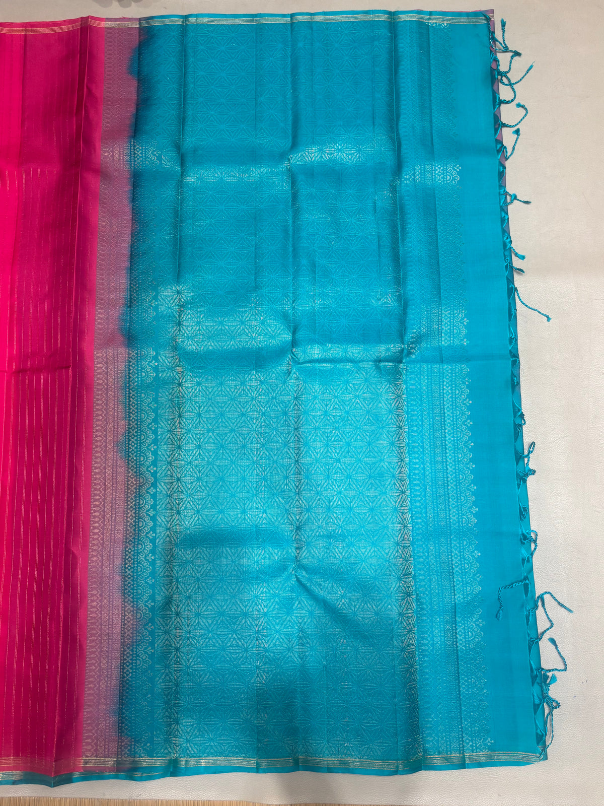 Tahini pink handloom softsilk saree - Pure silk saree