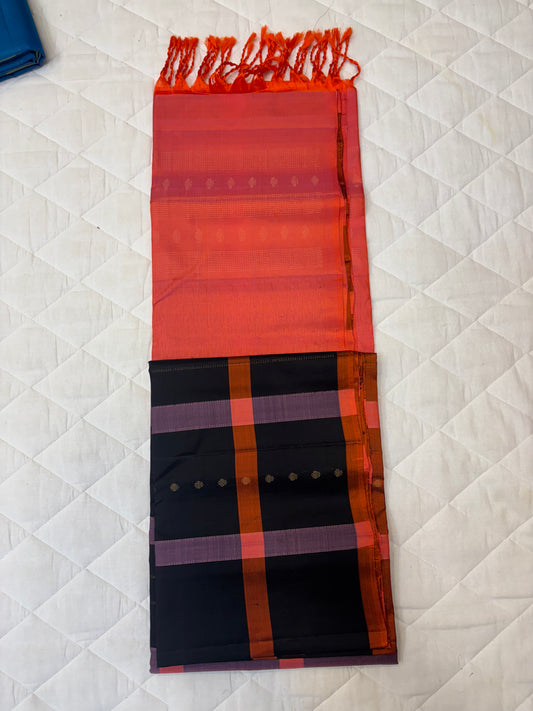 Oviya Kattam handloom softsilk saree - Pure silk saree-AK1111