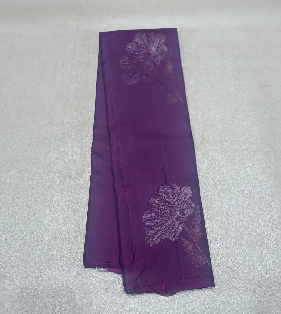Thanmika handloom softsilk saree self color - Pure silk saree