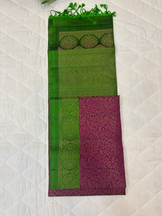 Inbanila handloom softsilk saree - Pure silk saree - all self