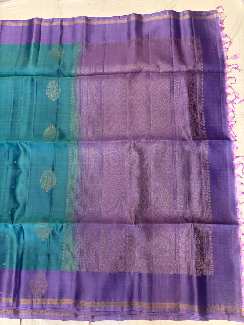Tvesha handloom pure mix softsilk saree - BA103