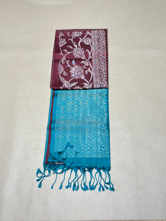 Karunya brocade bridal softsilk saree - Pure silk saree