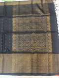 Senmozhi arani Zari Kattam saree - Pure silk saree