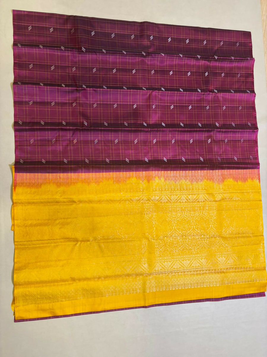 Paarvai handloom softsilk saree - Pure silk saree-AK1107