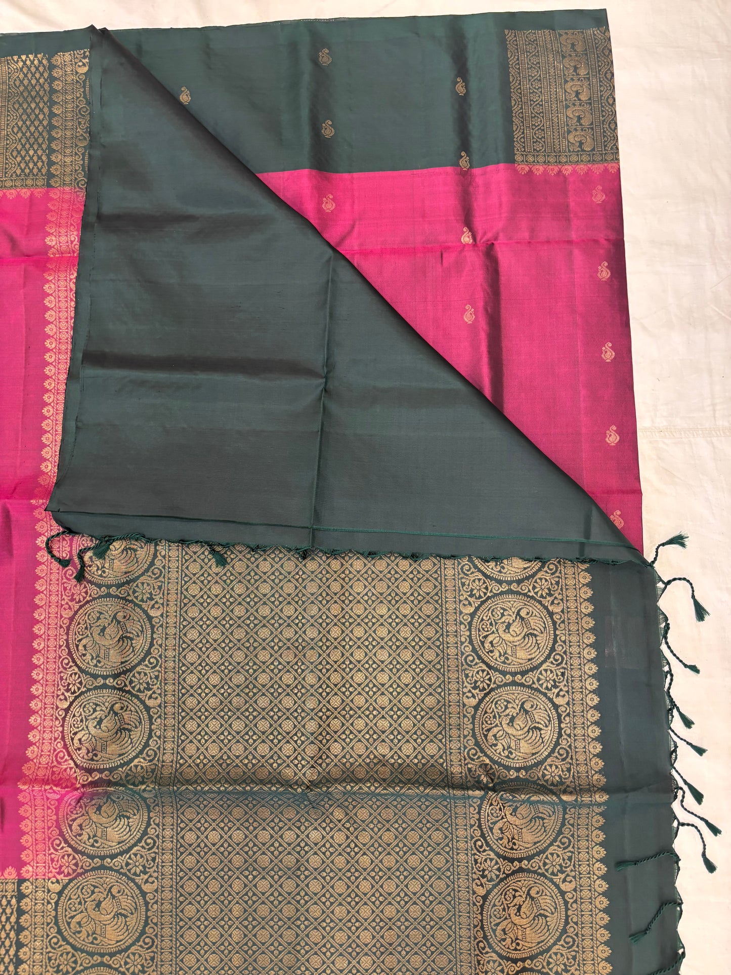 Reva handloom softsilk saree - Pure silk saree-set12
