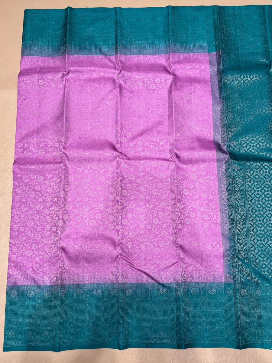 Oorja all self handloom softsilk saree - Pure silk saree