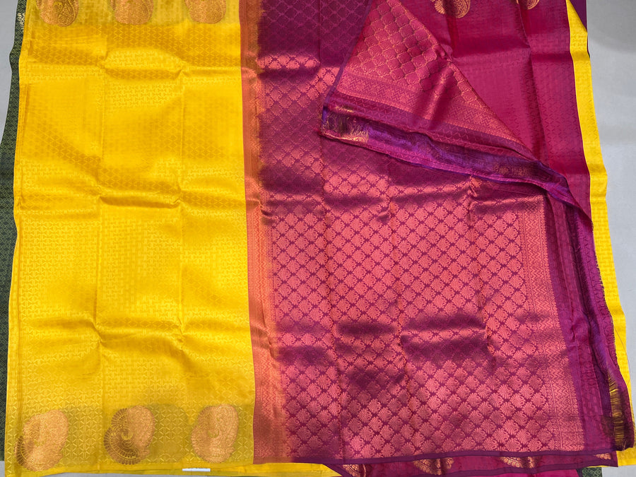 Myra pure mix softsilk saree