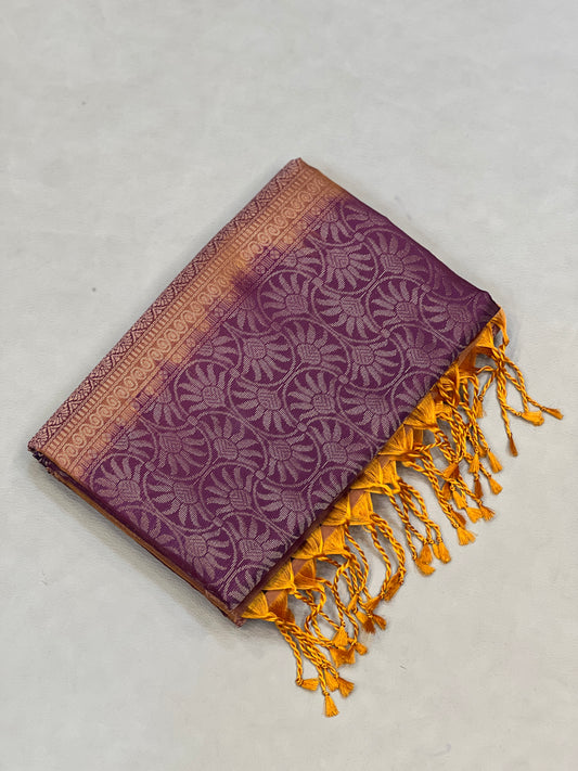 Jamuni all self handloom softsilk saree - Pure silk saree