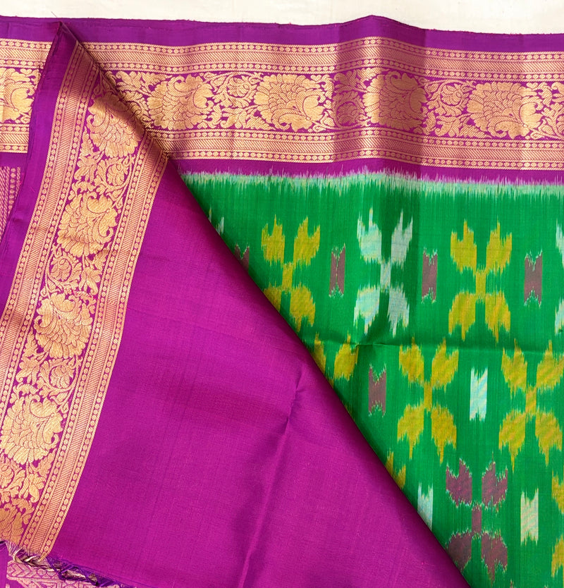 Anvya handloom softsilk saree - Pochampally design