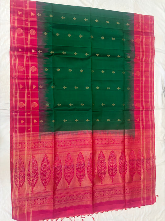 Vizhiyal handloom softsilk saree - Pure silk saree