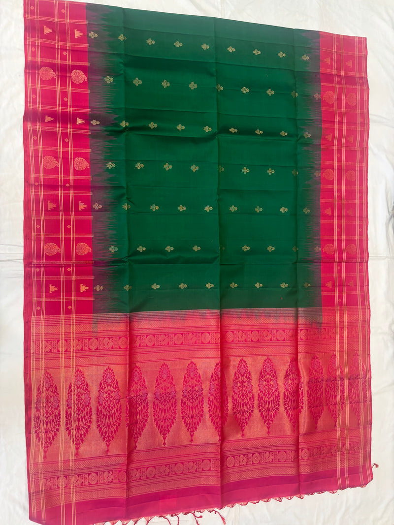 Vizhiyal handloom softsilk saree - Pure silk saree