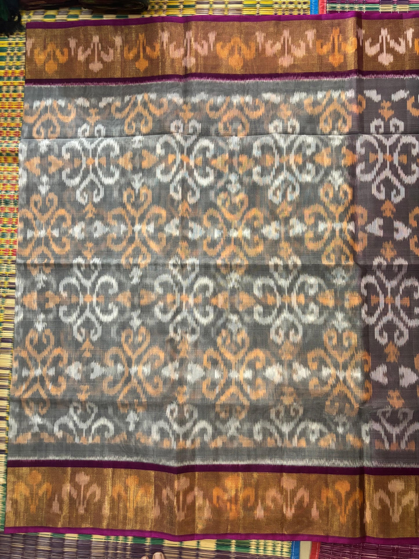 Anicham handloom Kota cotton saree Pochampally design - Kota cotton