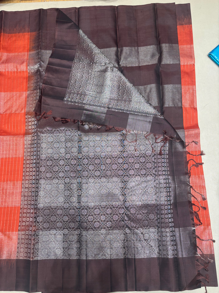 Samprathi handloom softsilk saree - Pure silk saree- BA101