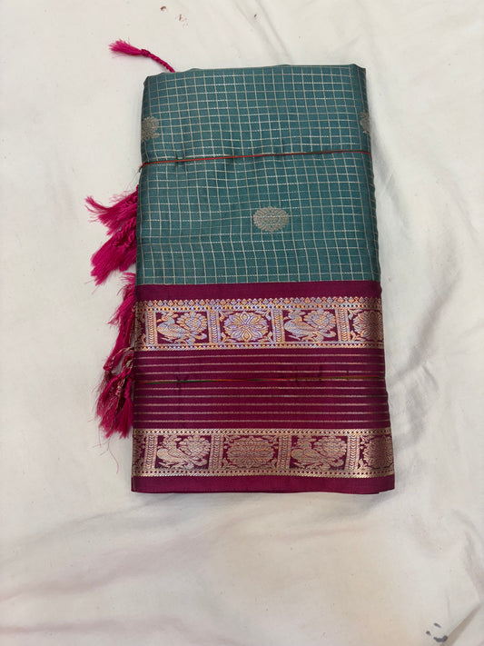 Sandra semi softsilk saree