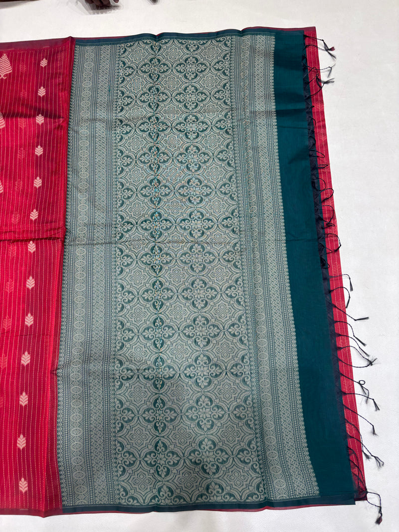 Kamani semi silk cotton saree