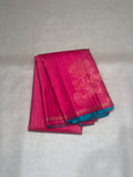 Tahini pink handloom softsilk saree - Pure silk saree