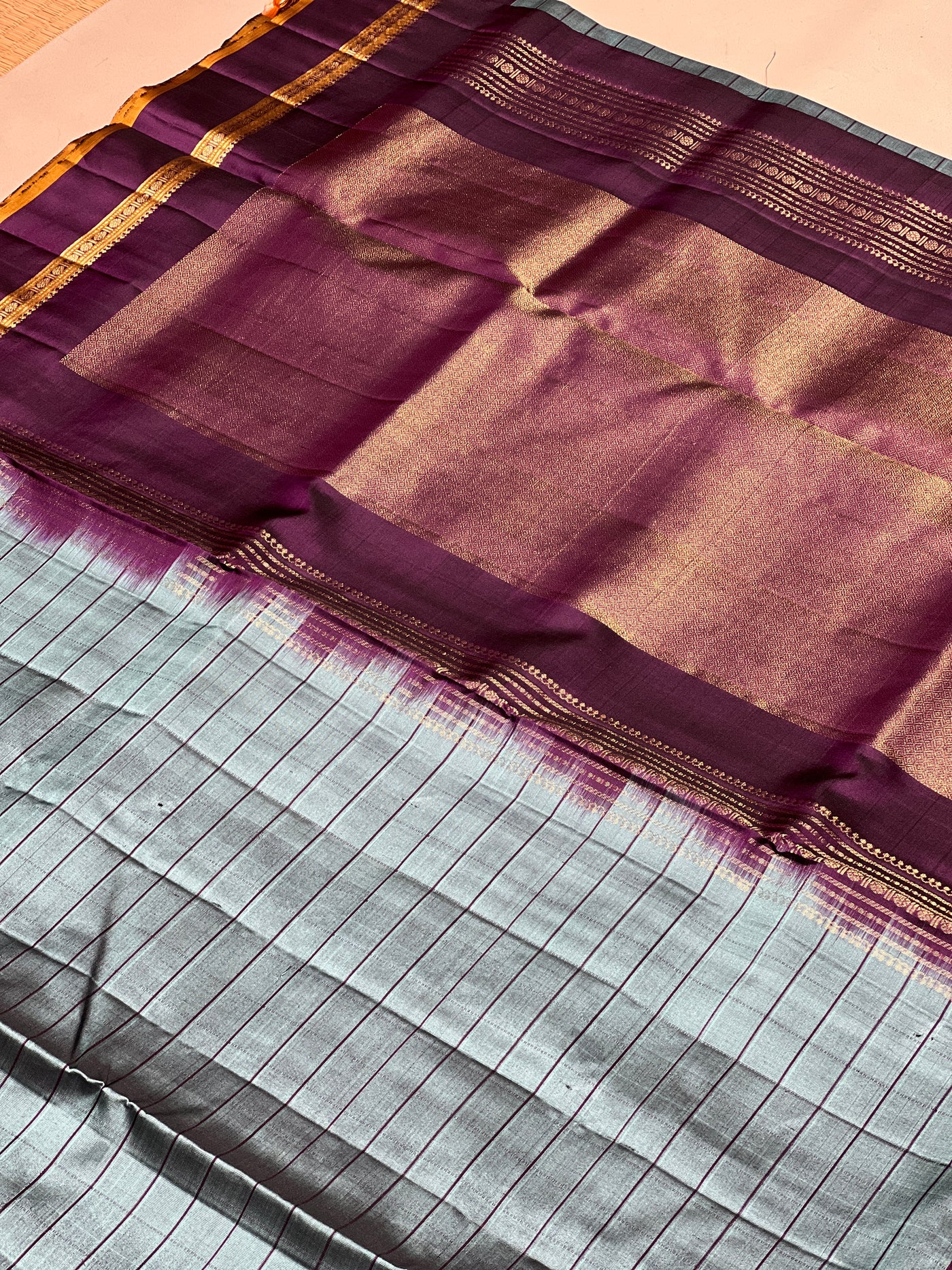 Pugzhini handloom softsilk saree - Pure silk saree