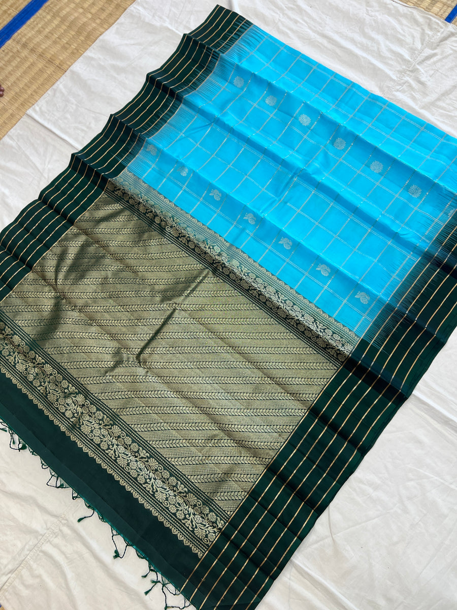 Nilakshi handloom softsilk saree - Pure silk saree