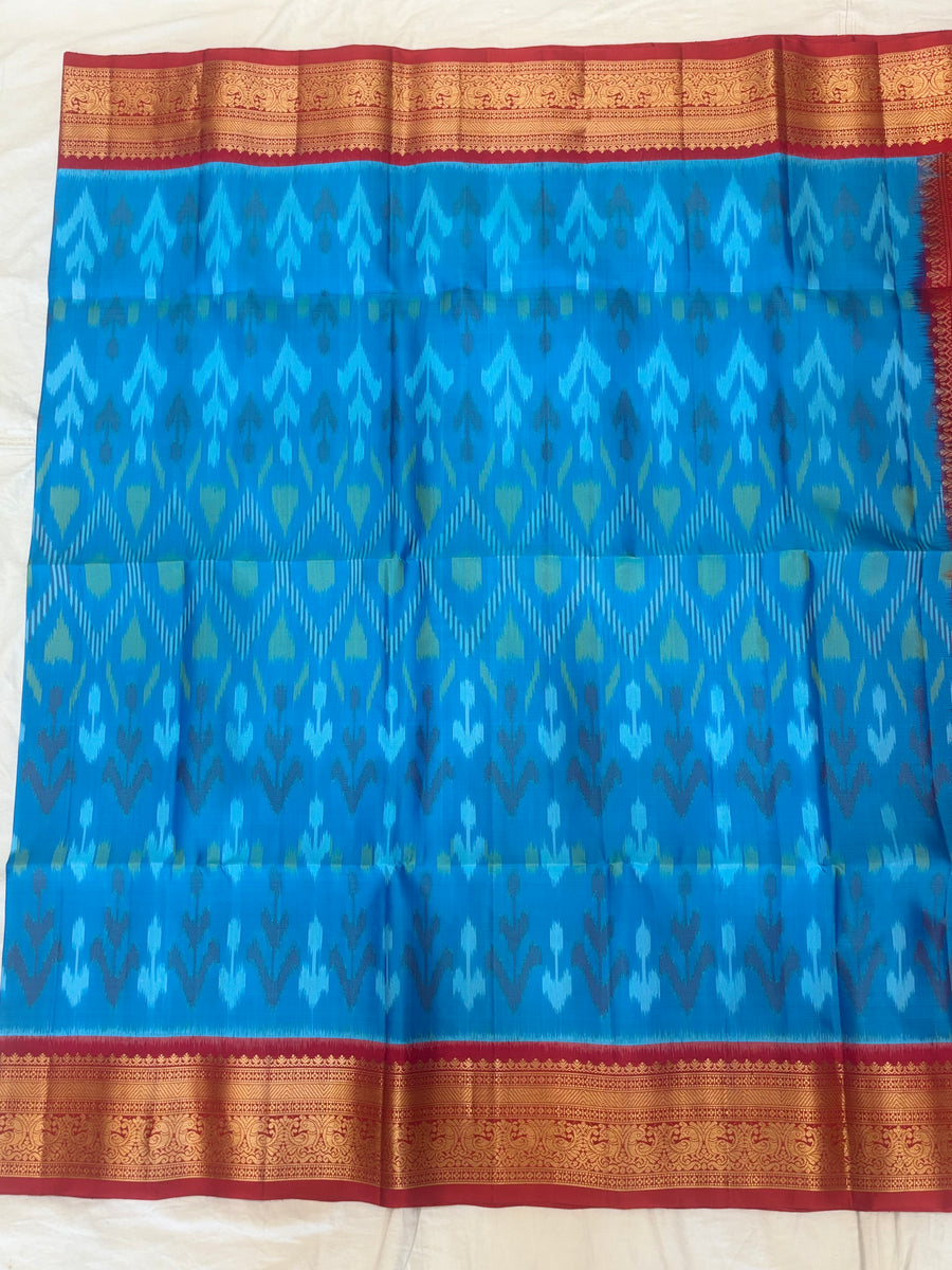 Tanvi handloom softsilk saree - Pochampally design