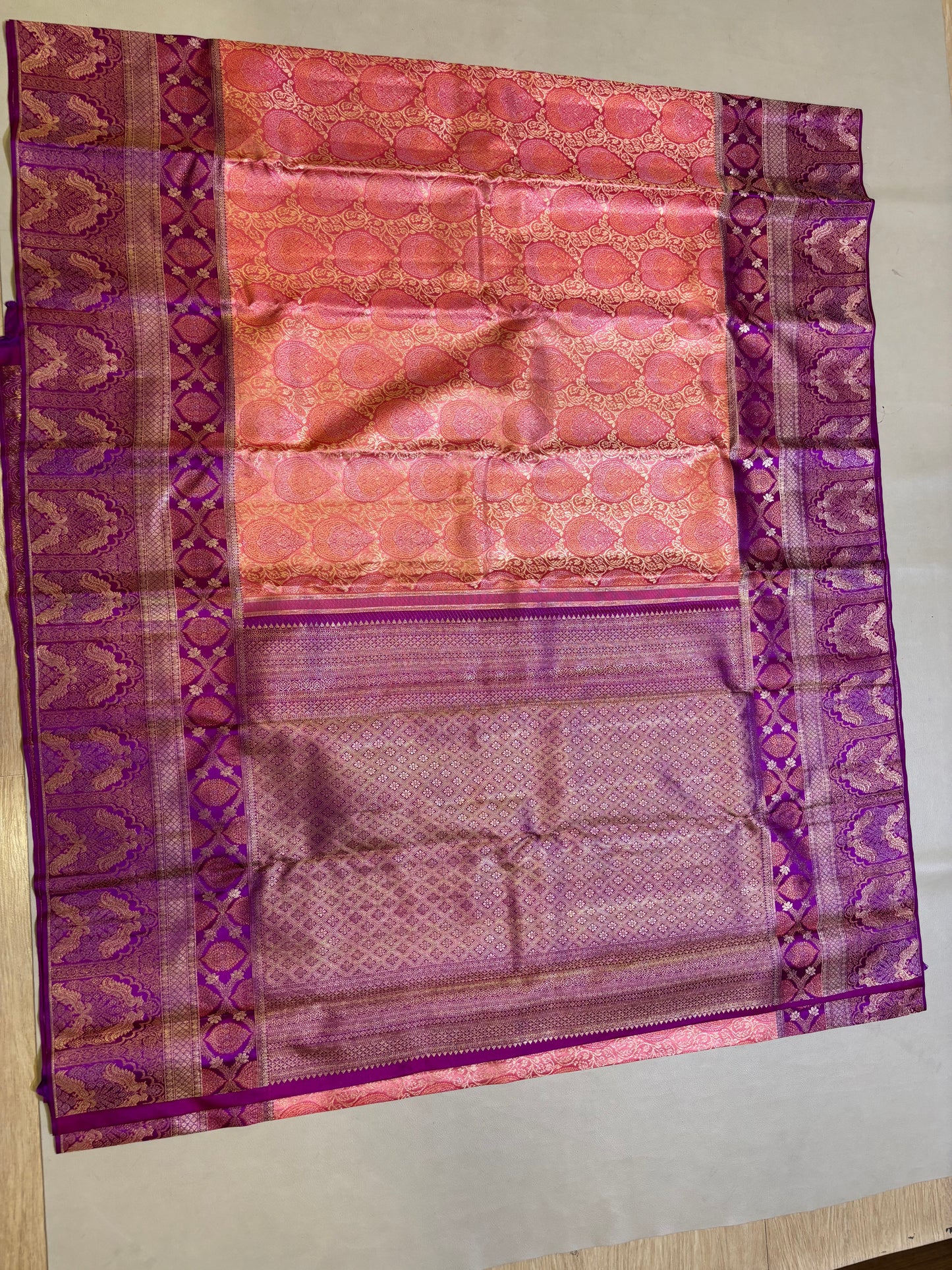Dhanya Bridal silk saree - Pure silk saree