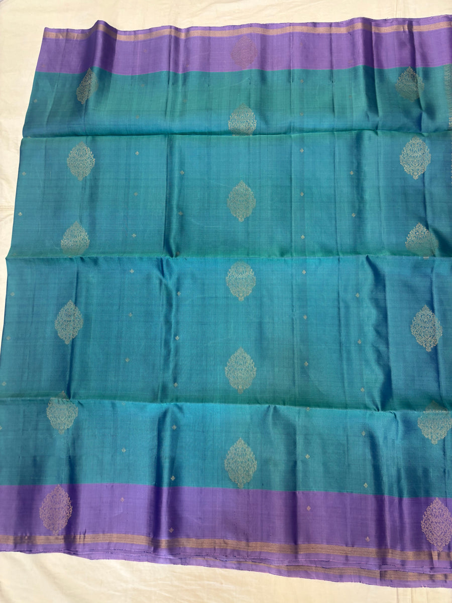 Tvesha handloom pure mix softsilk saree - BA103