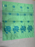 Ahana green semi silk cotton saree